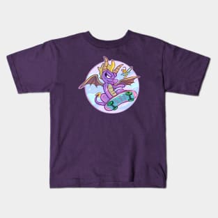 Skateboarding Spyro Kids T-Shirt